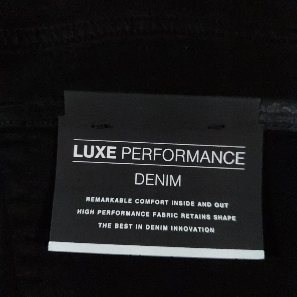 7 For All Mankind Ryley‎ Jeans Mens 40x32 Black True Skinny Luxe Performance